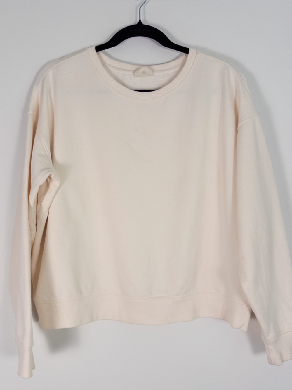 Pact Organic Cotton White Sweatshirt
